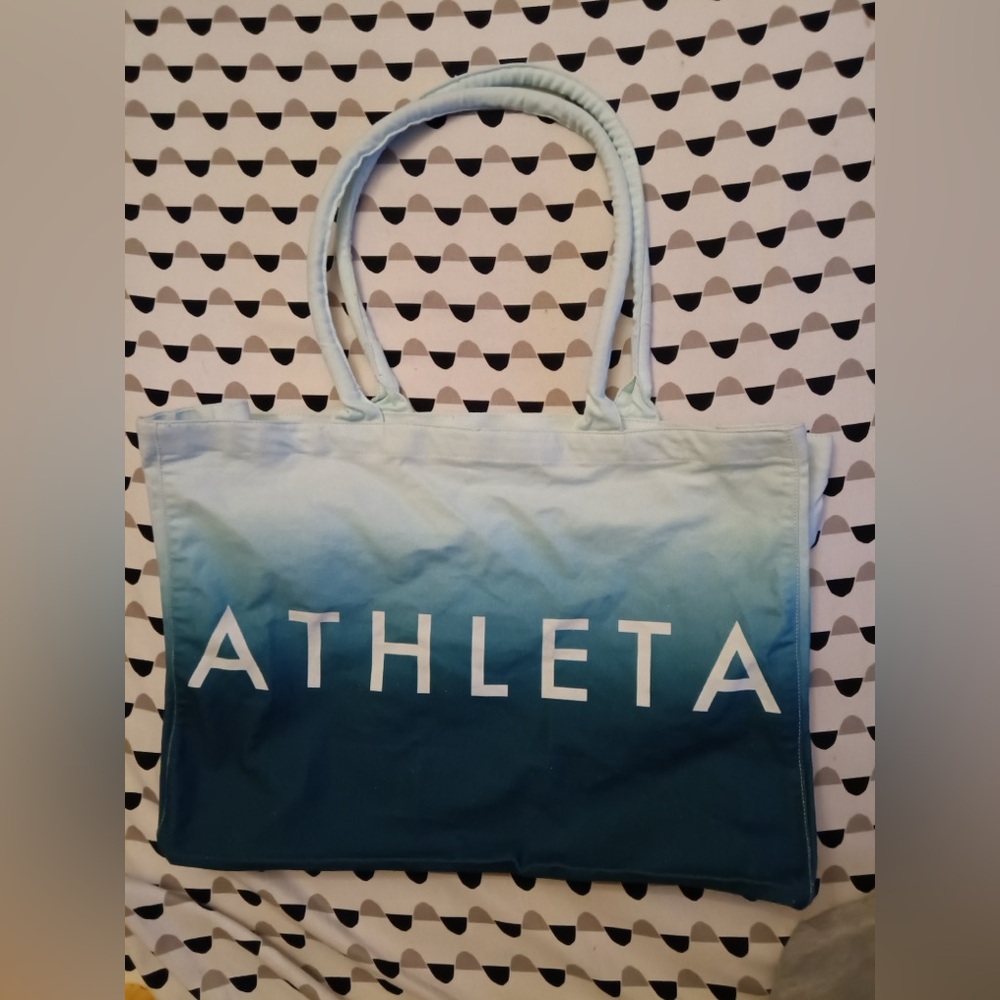 Athleta Gradient Blue Tote Bag